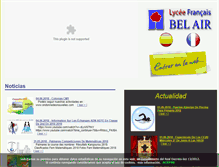 Tablet Screenshot of ecole-belair.com